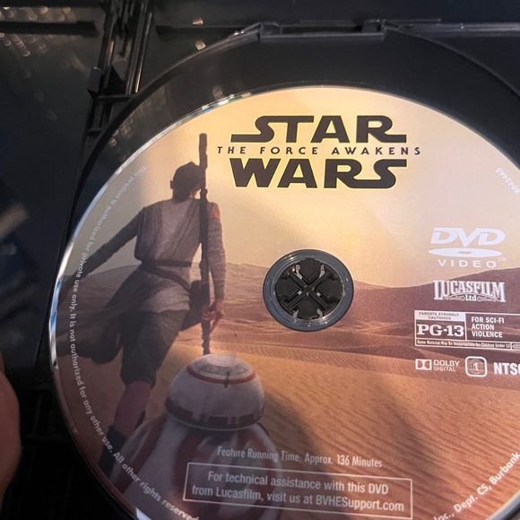Star Wars The Force Awakens Blu-Ray + DVD movie - Picture 3 of 6